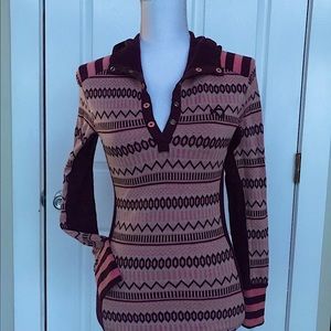 Kari Traa Akle Hood Merino Wool Baselayer Sweater